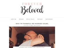 Tablet Screenshot of foreverbeloved.net